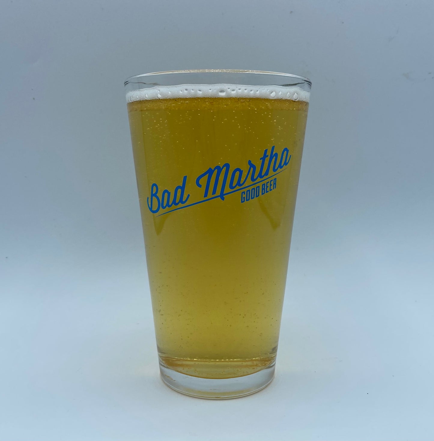 Script Pint Glass